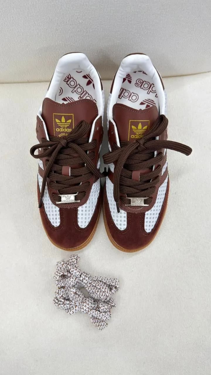 adidas Samba Marrom e Branco